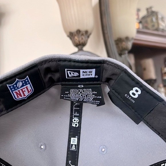 Brand New NEW ERA Philadelphia Eagles Light Gray Hat Embroidered Logo Hat NFL - Picture 11 of 15